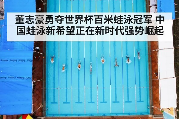 董志豪勇夺世界杯百米蛙泳冠军 中国蛙泳新希望正在新时代强势崛起